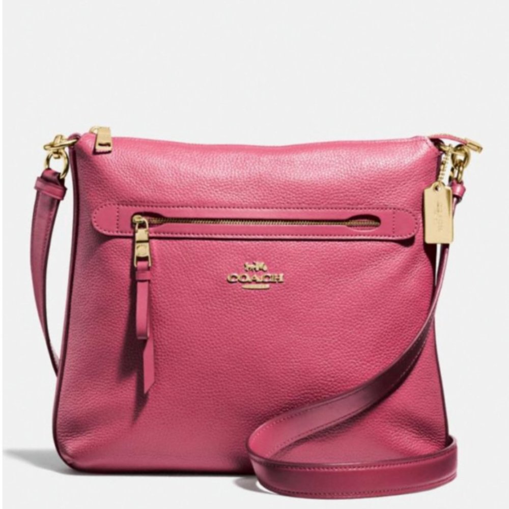 Coach Mae Pebble Leather Crossbody  and Wallet